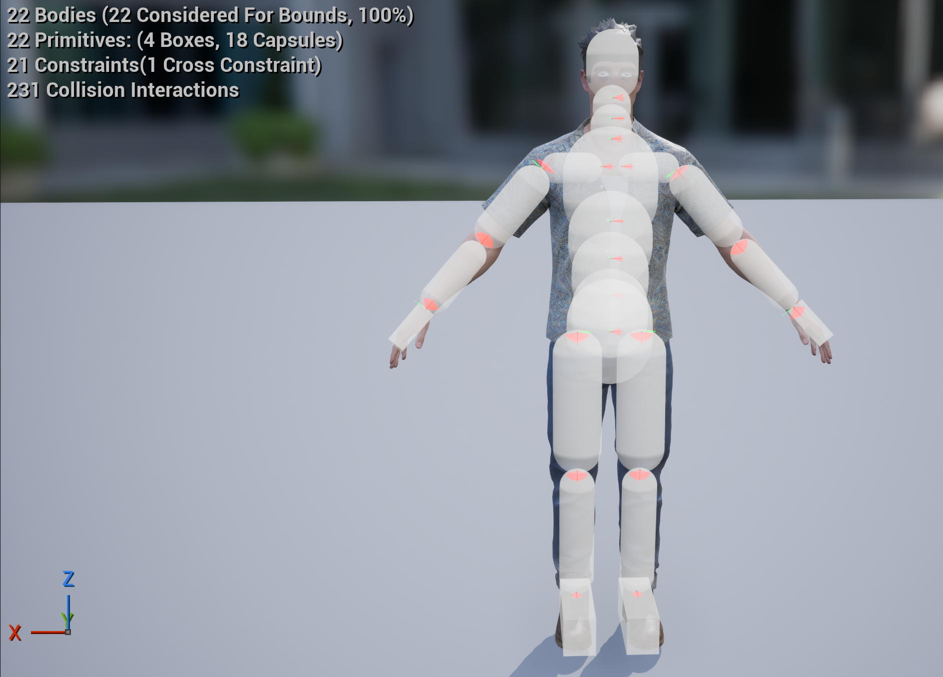 UGP v1.8 Physics Asset authoring with bodies, primitives, constraints, and collision interactions
